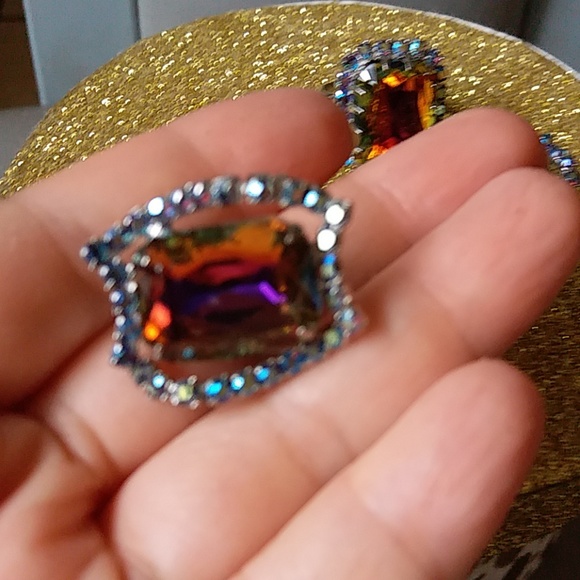 Stunning Vintage Aurora Borealis Jewelry 1950's - Picture 7 of 8